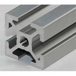 Profilé En Aluminium En C - 0,5 M, épaisseur 2 Mm, Pour Vis M6 - Alutec - Neuf