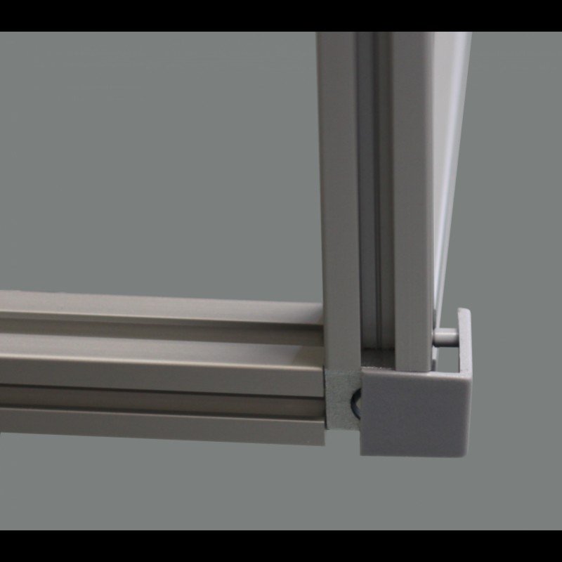 Euroharry Lot de 4 rails linéaires anodisés en aluminium anodisé 2020 V pour imprimante 3D DIY et machines CNC (500mm, type 2020 V